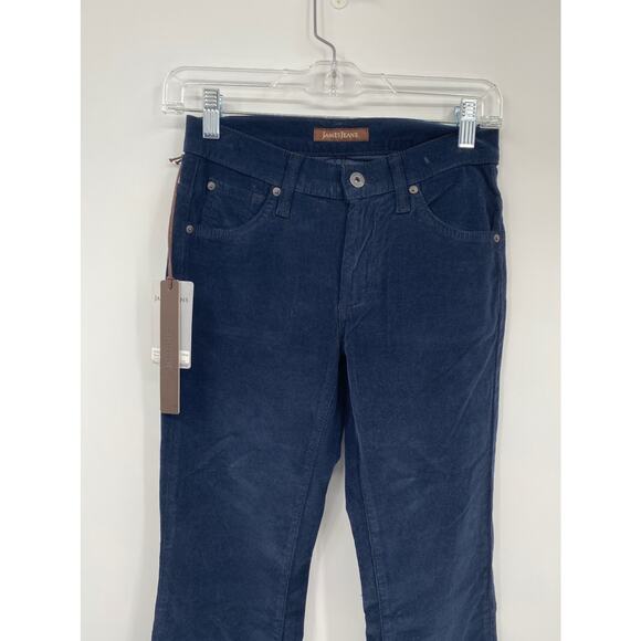 James Jeans Reboot 25 Navy Corduroy Skinny Boot Leg Stretch - Picture 2 of 9